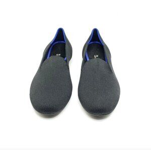 Rothy's The Loafer Slip On Knit Round  Toe Black Textile Womens US 7.5